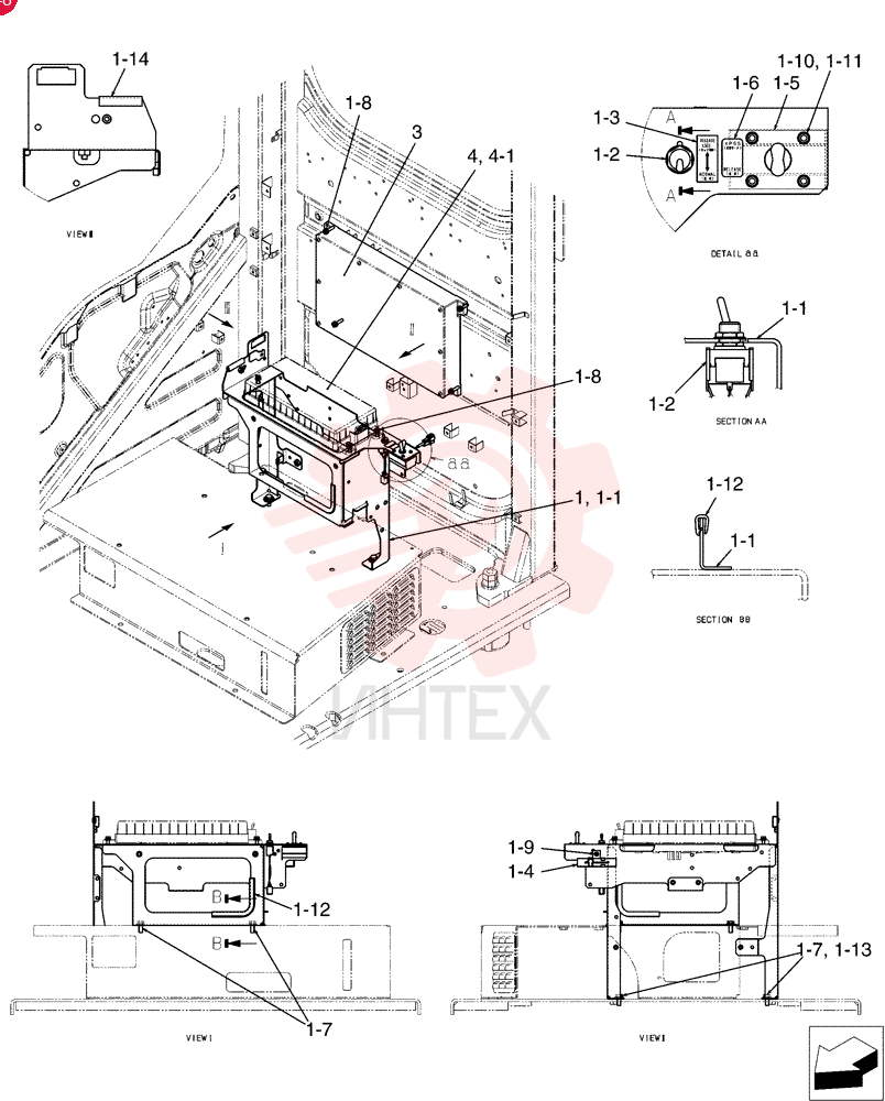 Схема (SK215SRLC) - SHORT RADIUS EXCAVATOR ASN LA06-02501 [NON PRODUCTION] (1/07-12/11) YB22E00065F1