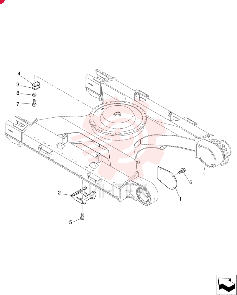 Схема (SK215SRLC) - SHORT RADIUS EXCAVATOR ASN LA06-02501 [NON PRODUCTION] (1/07-12/11) YN01F00045F1