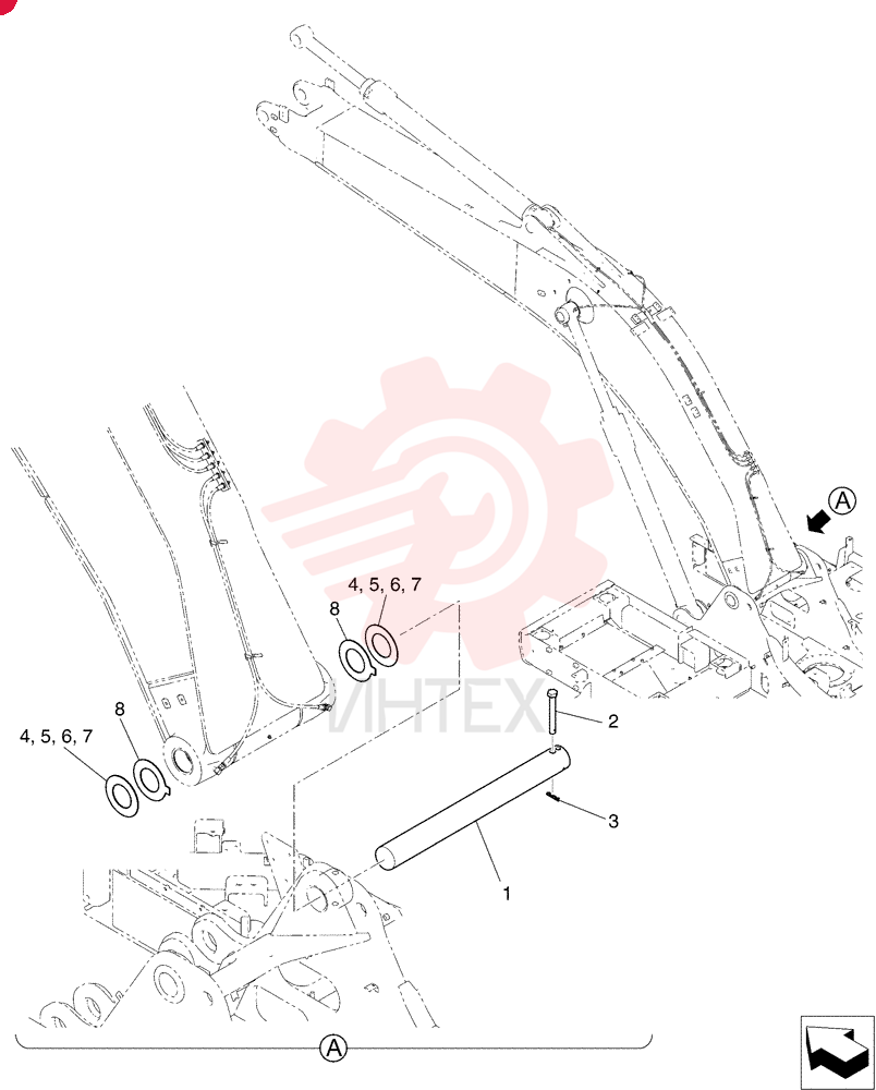 Схема (SK215SRLC) - SHORT RADIUS EXCAVATOR ASN LA06-02501 [NON PRODUCTION] (1/07-12/11) YB02B00059F1