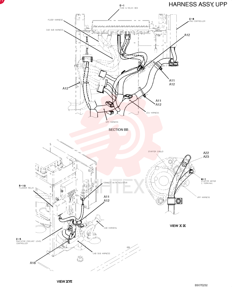 CLIP,M8 x 8.20mm Shank YN13E01375P1 (8)