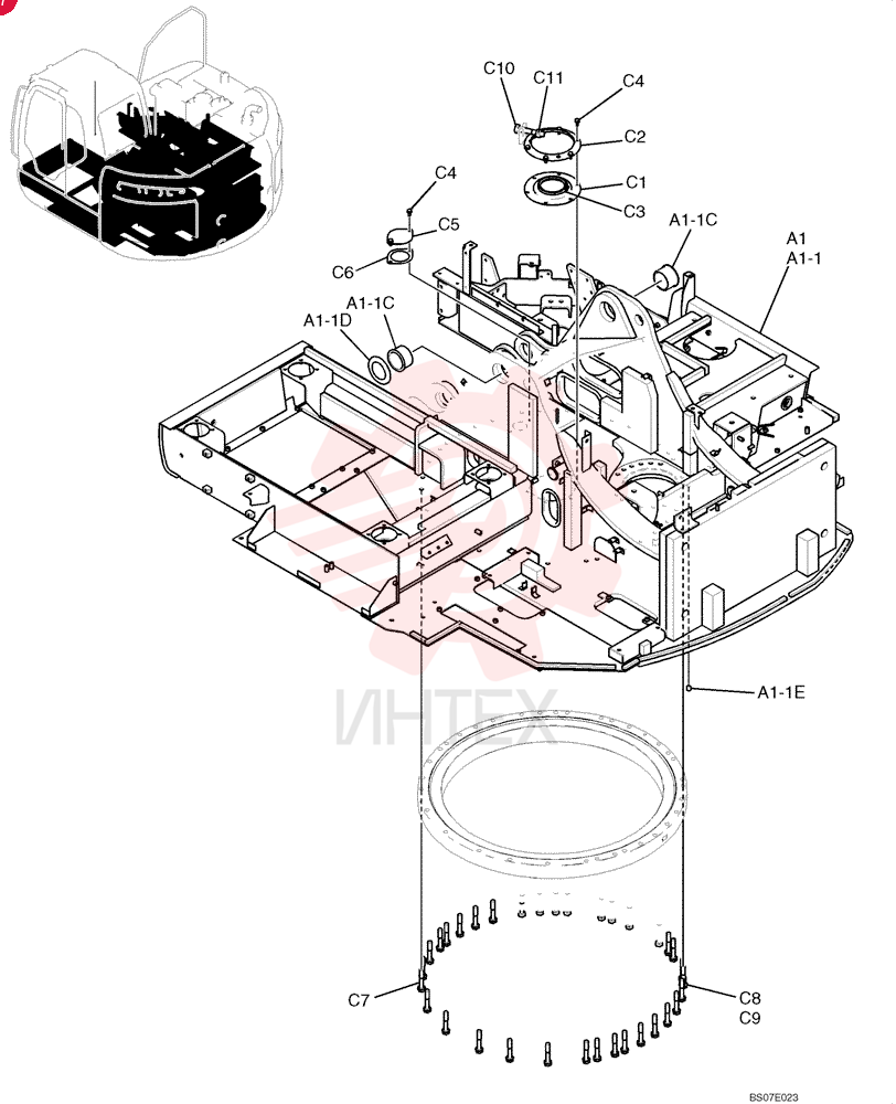 Frame Assy, Upper YB52F00051F1