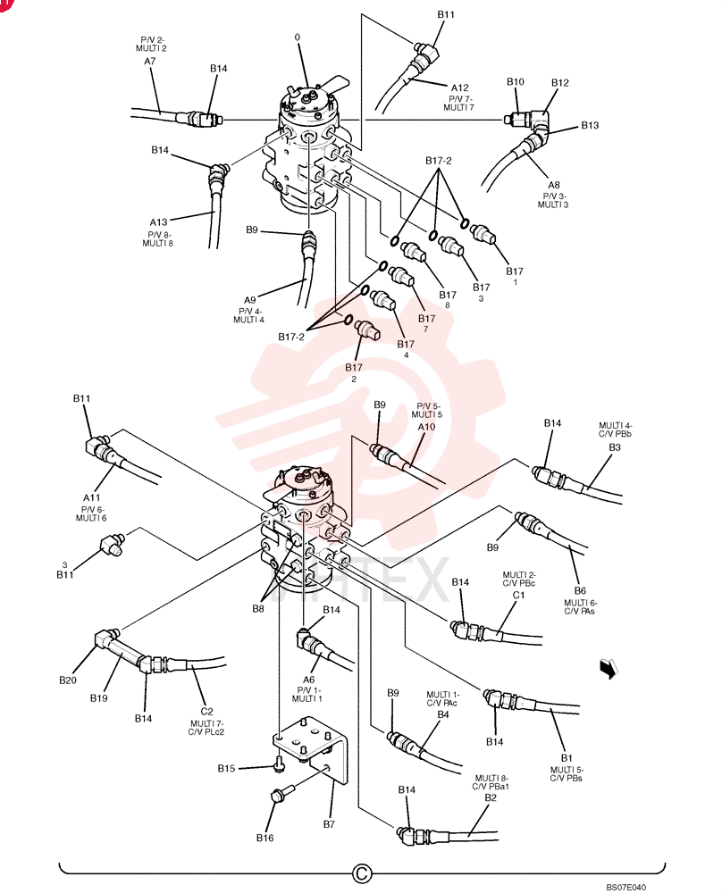HOSE HX23L06350CR