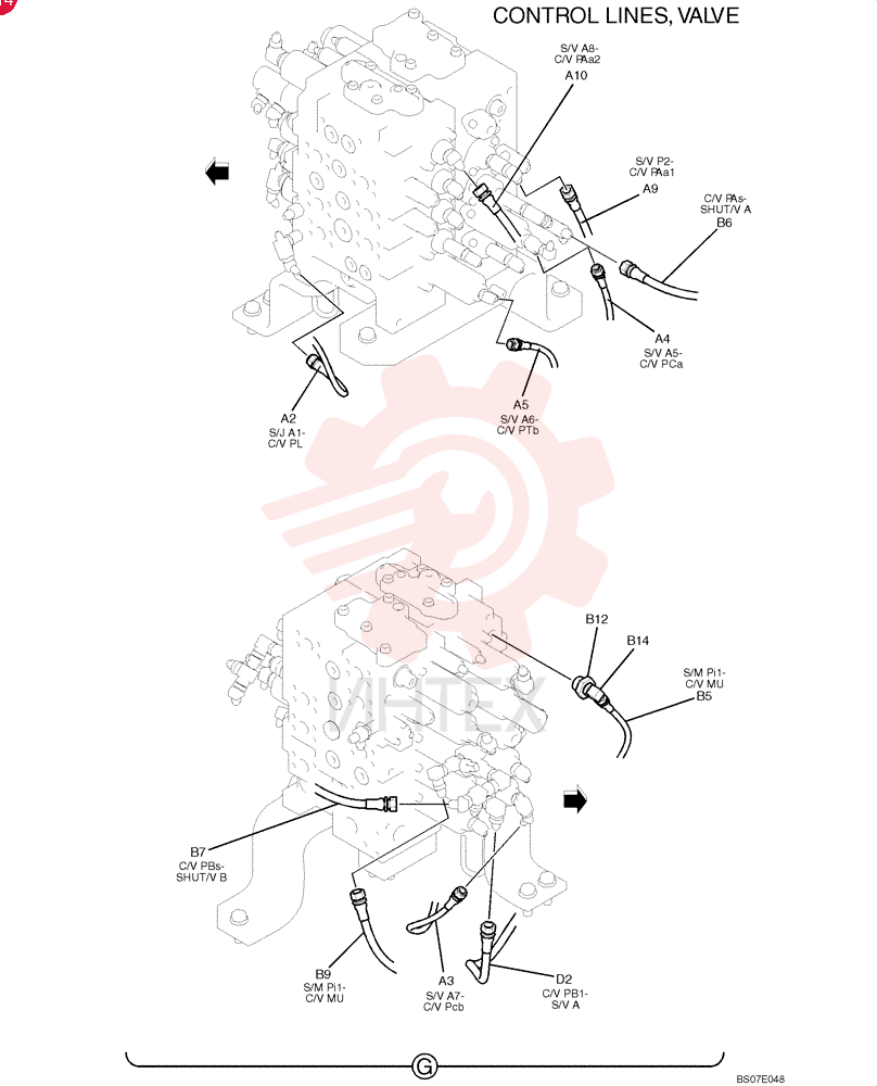HOSE,6.35mm ID x 400mm L 2420R349D040 (2)