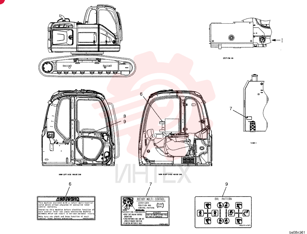 WARNING DECAL YN20T01039P1