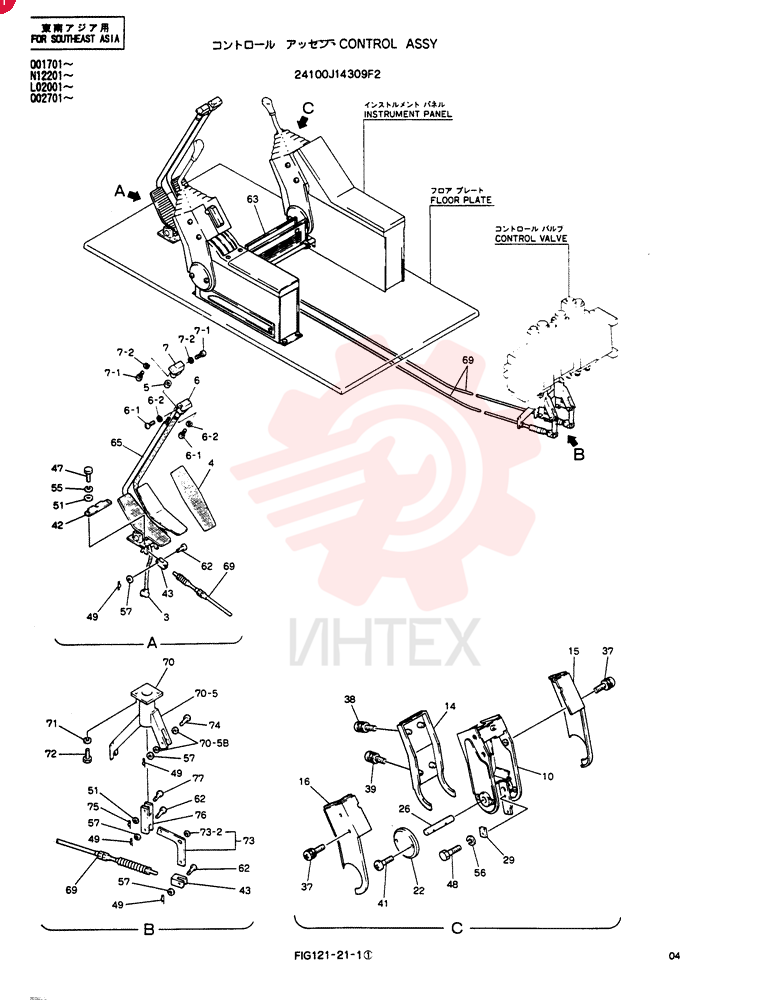 CONTROL ASSY 24100J14309F2