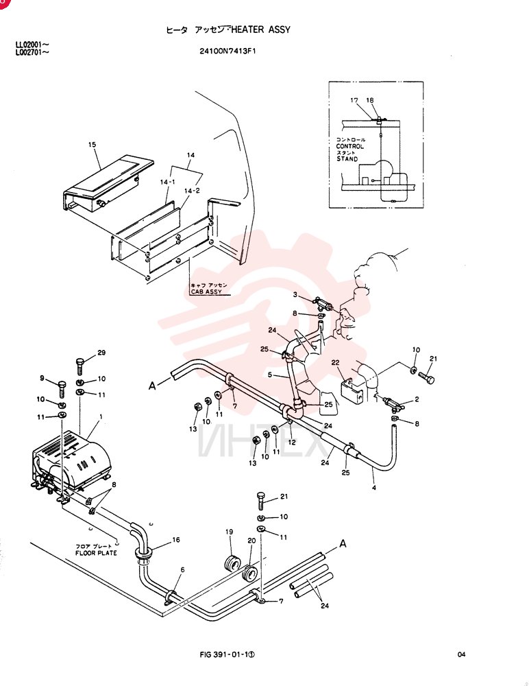 HEATER ASSY 24100N7413F1