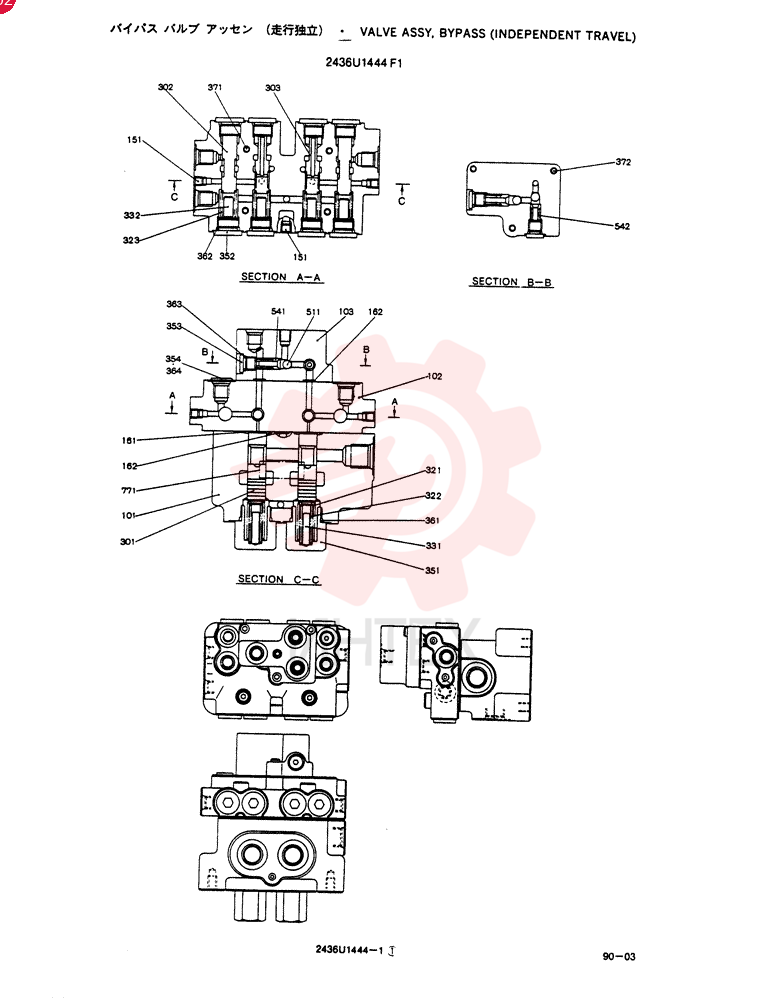 VALVE 2436U1444F1