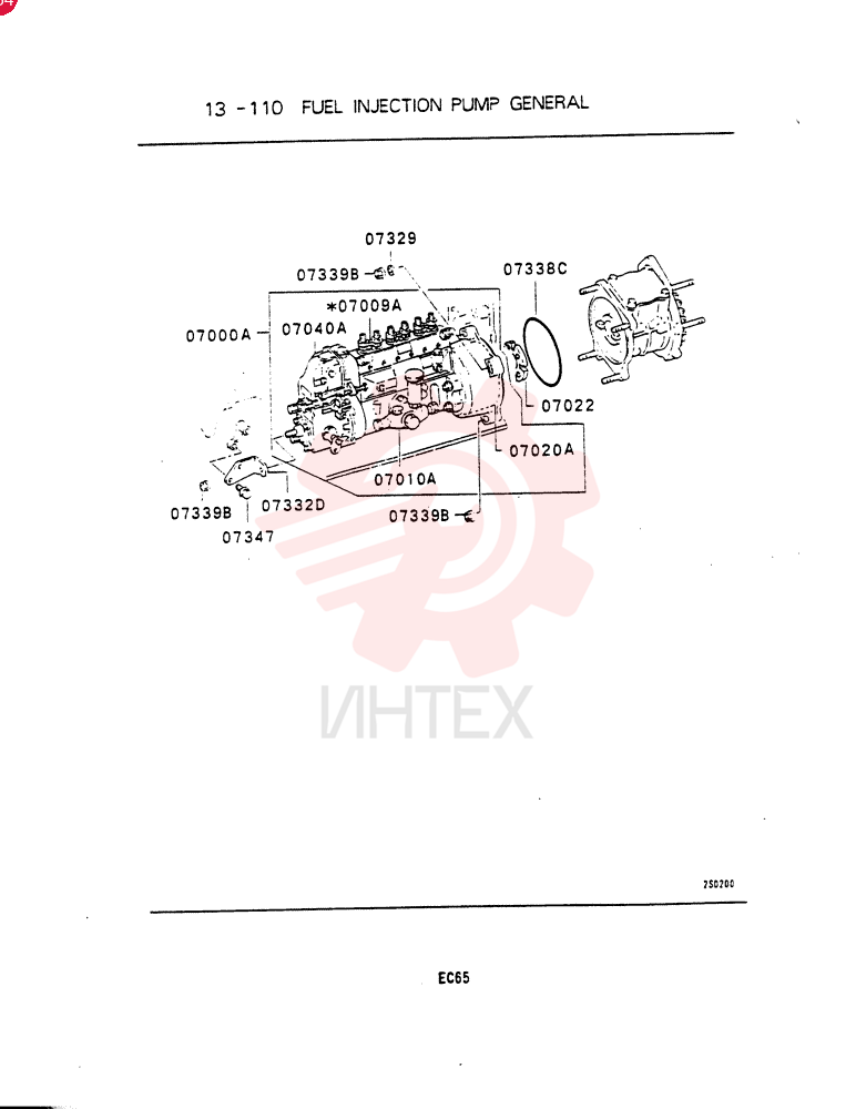 FUEL INJECTION PUMP VAME047581 (1)