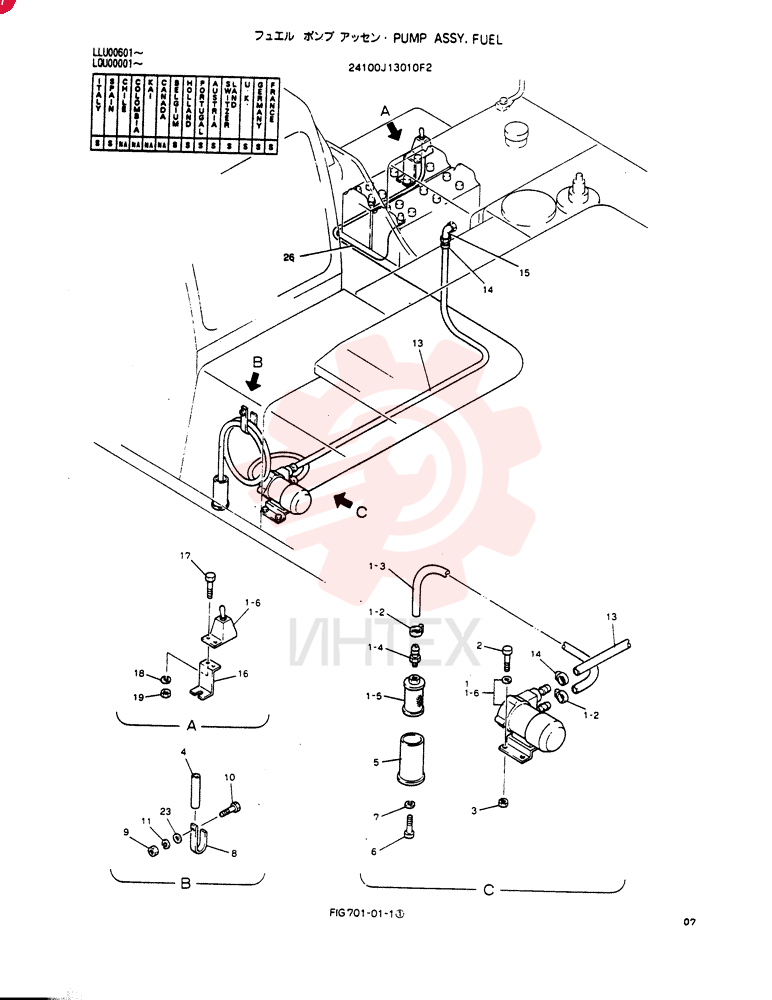 PUMP ASSY, FUEL 24100J13010F2
