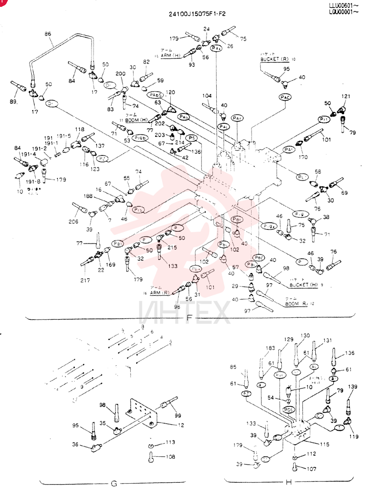 REMOTE CONTROL ASSY (CHILE-COLOMBIA) 24100J15075F1 (3)