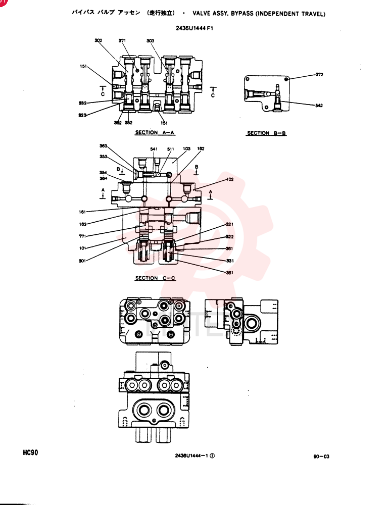 VALVE 2436U1444F1