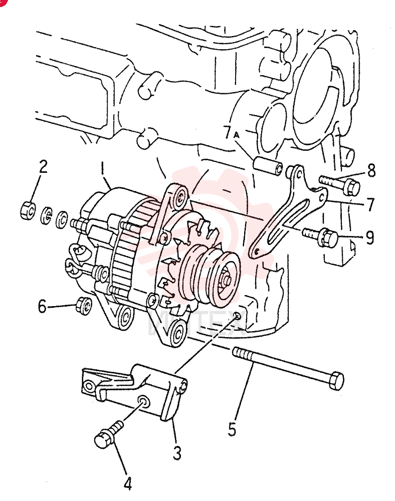 ALTERNATOR ASSY,MEC 24V-30A,CF GN050-131D