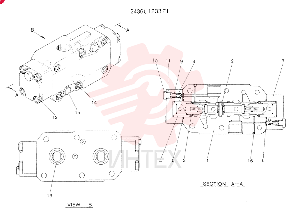 BRAKE VALVE 2436U1233F1