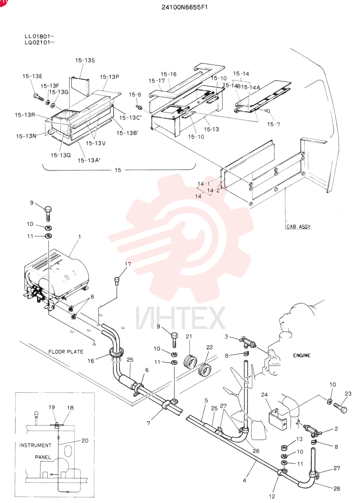 HEATER ASSY 24100N6655F1