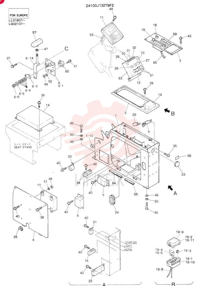PANEL ASSY,INST 24100J13279F2 (2)