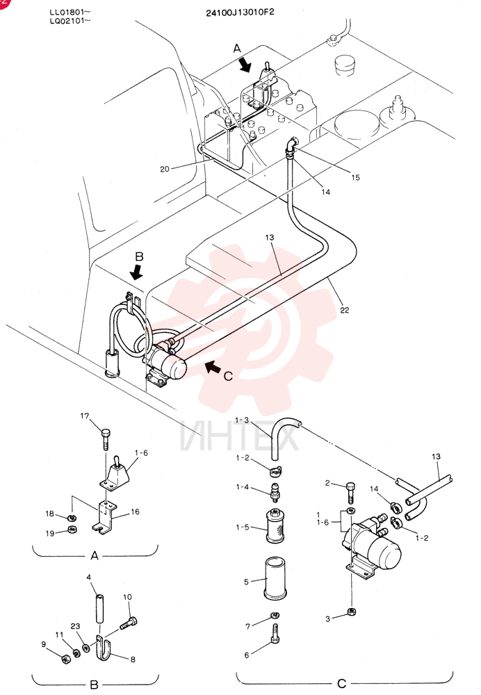 PUMP ASSY, FUEL 24100J13010F2