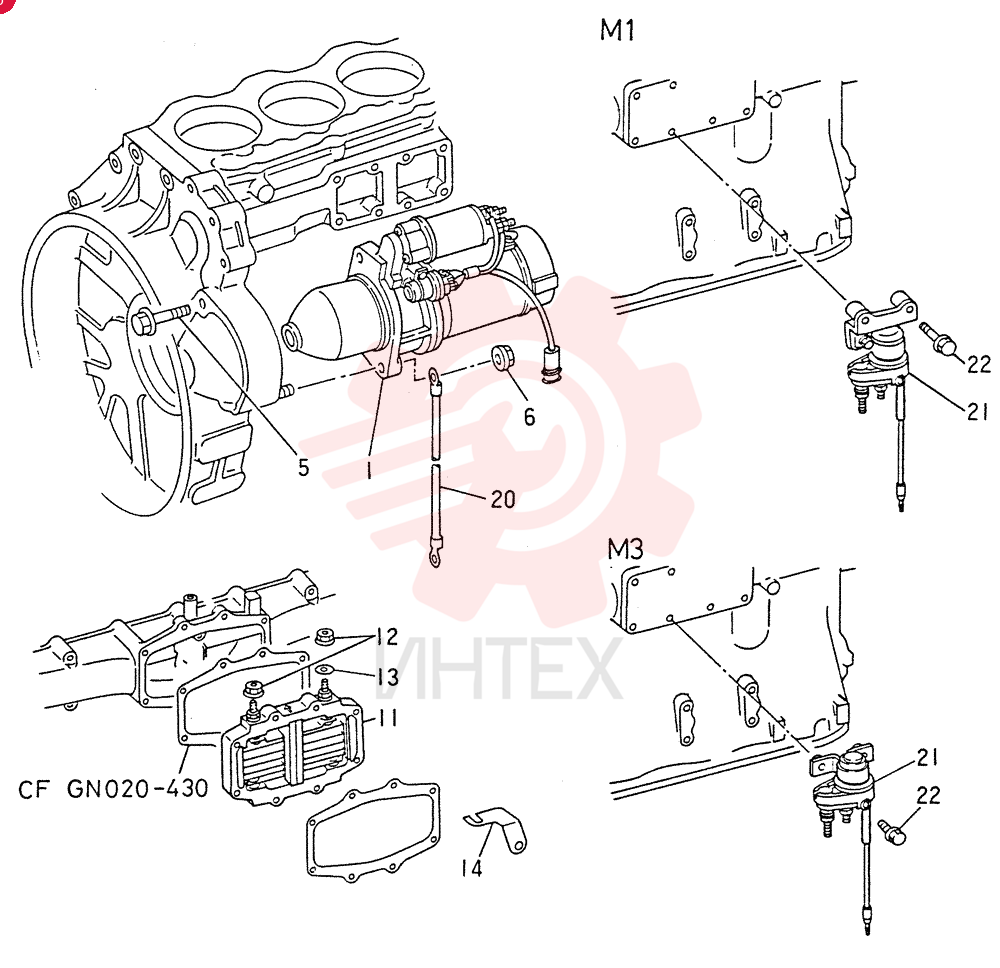 STARTER MOTOR VAME049184 (1)