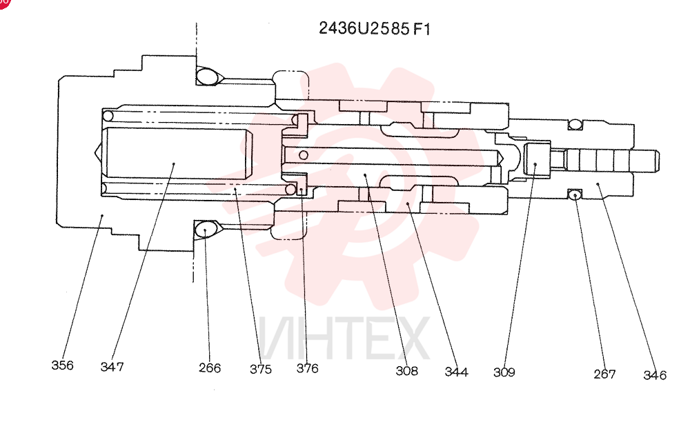 VALVE PRESSURE RELIE 2436U2585F1