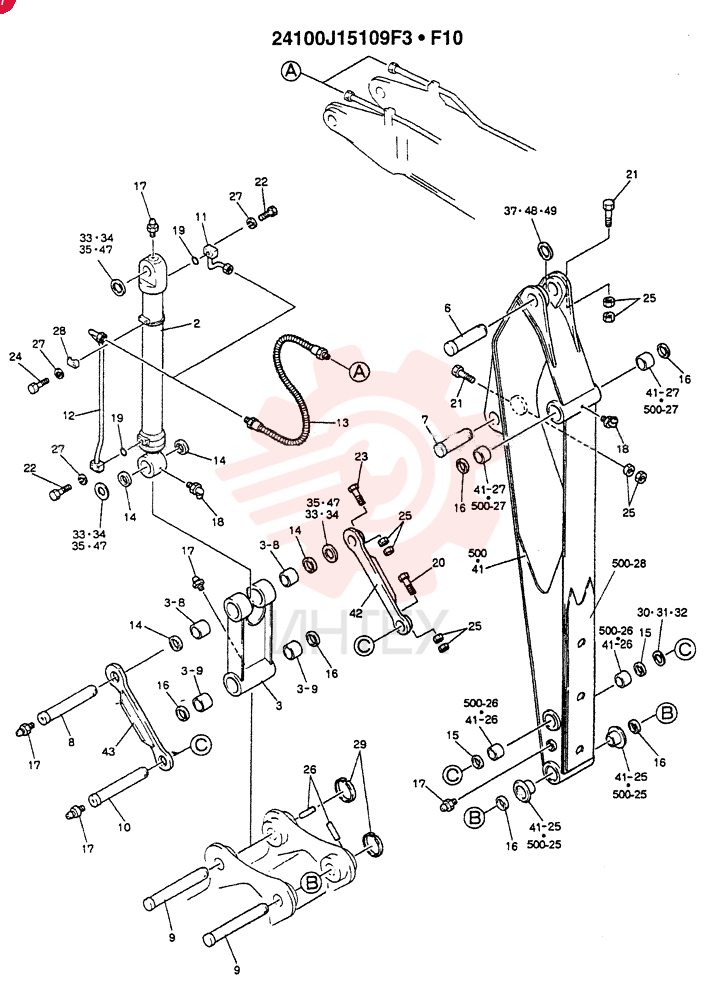 ARM ASSY., 2.98M(NIBBLER & BREAKER - EC)