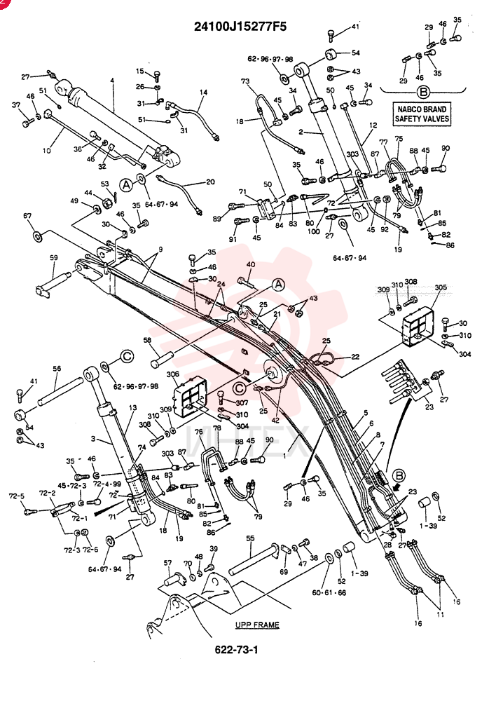 BOOM ASSY. 6.02M(EXTRA/BOOM SAFETY)(OPTION - N.A., EC)