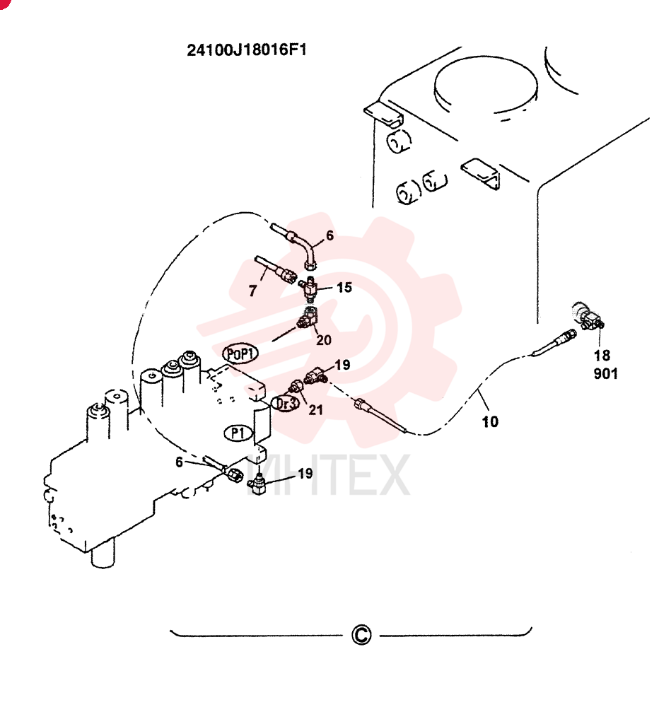 CONTROL ASSY, REMOTE (REWORK) (BREAKER) 24100J18016F1 (1)