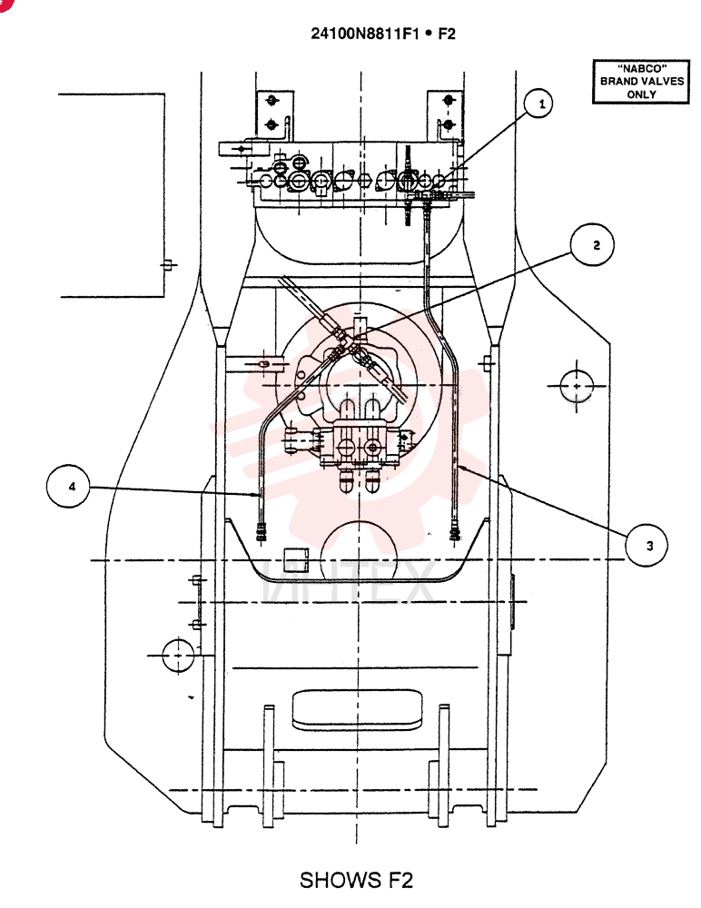 CONTROL ASSY. REMOTE (REWORK) (WITH BOOM & ARM SAFETY VALVES) 24100N8811F1 (1)