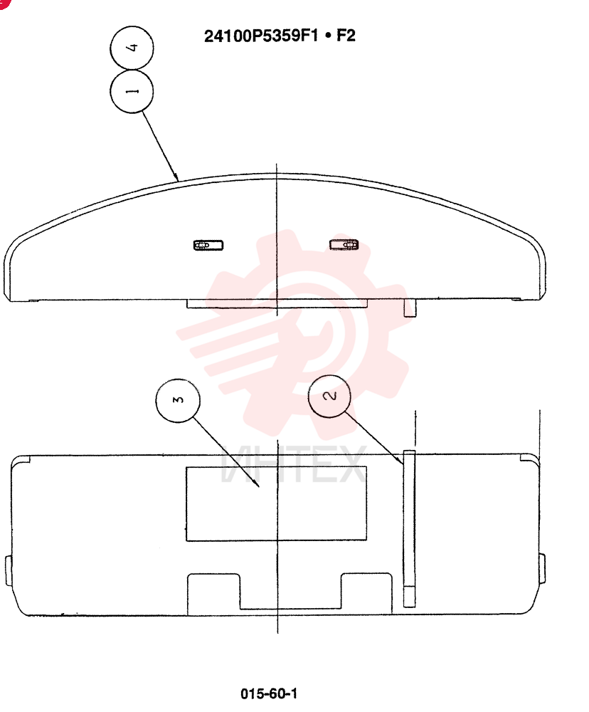 COUNTERWBGHT ASSEMBLY- STANDARD (FAB) 24100P5359F1