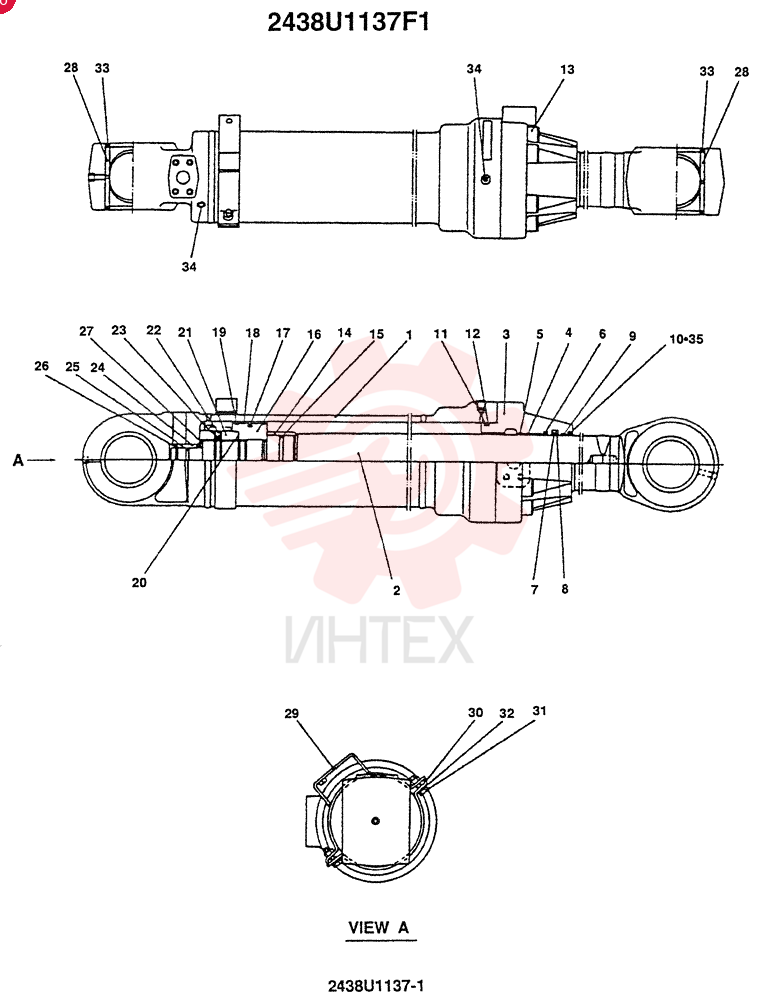 CYLINDER 2438U1137F1