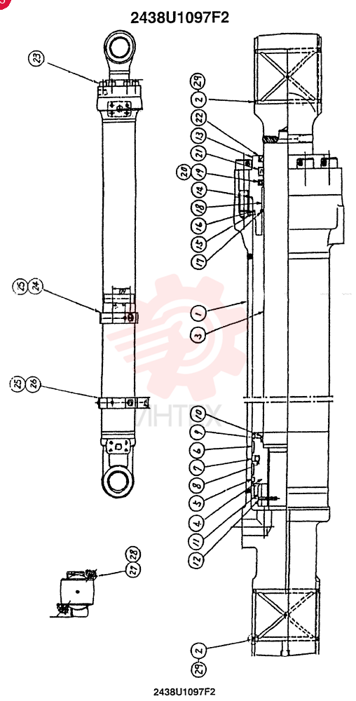 CYLINDER 2438U1097F2