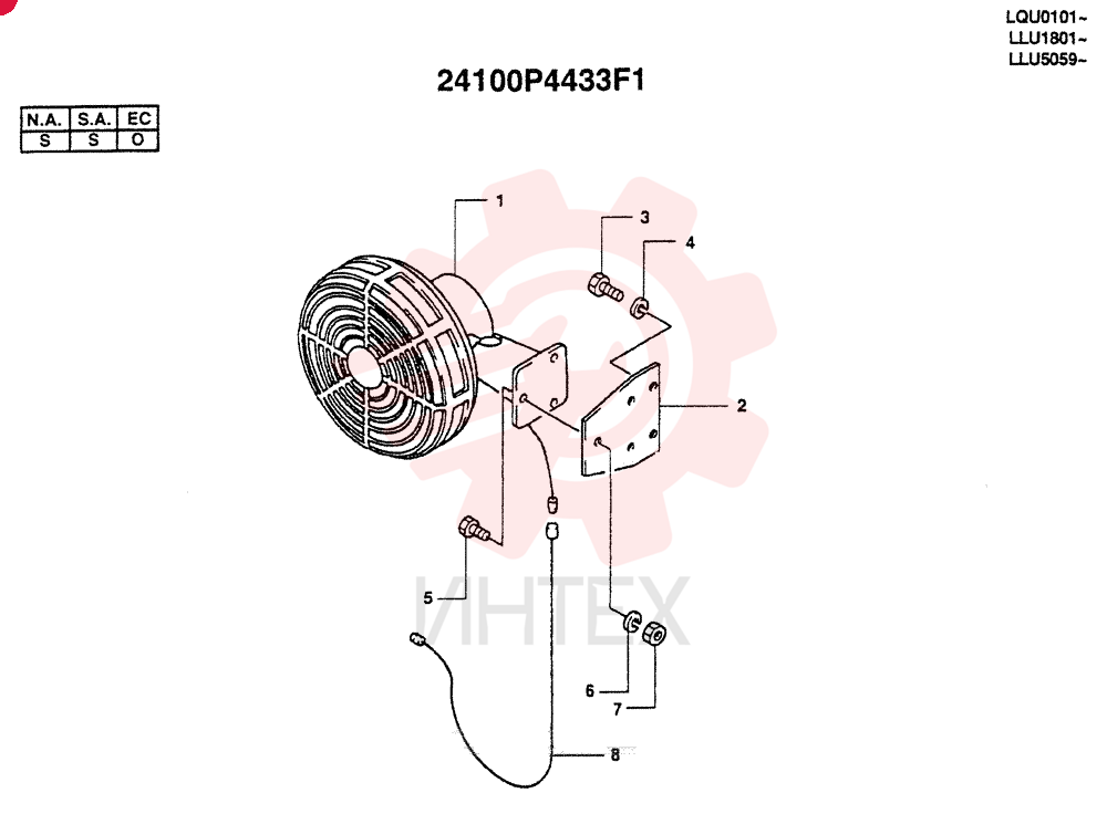 FAN INSTALLATION 24100P4433F1