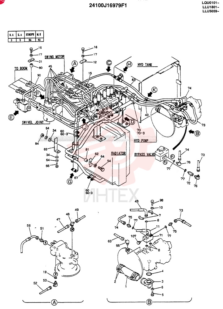 HYD LINES, UPP (STANDARD )-KAI, SA 24100J16979F1 (3)