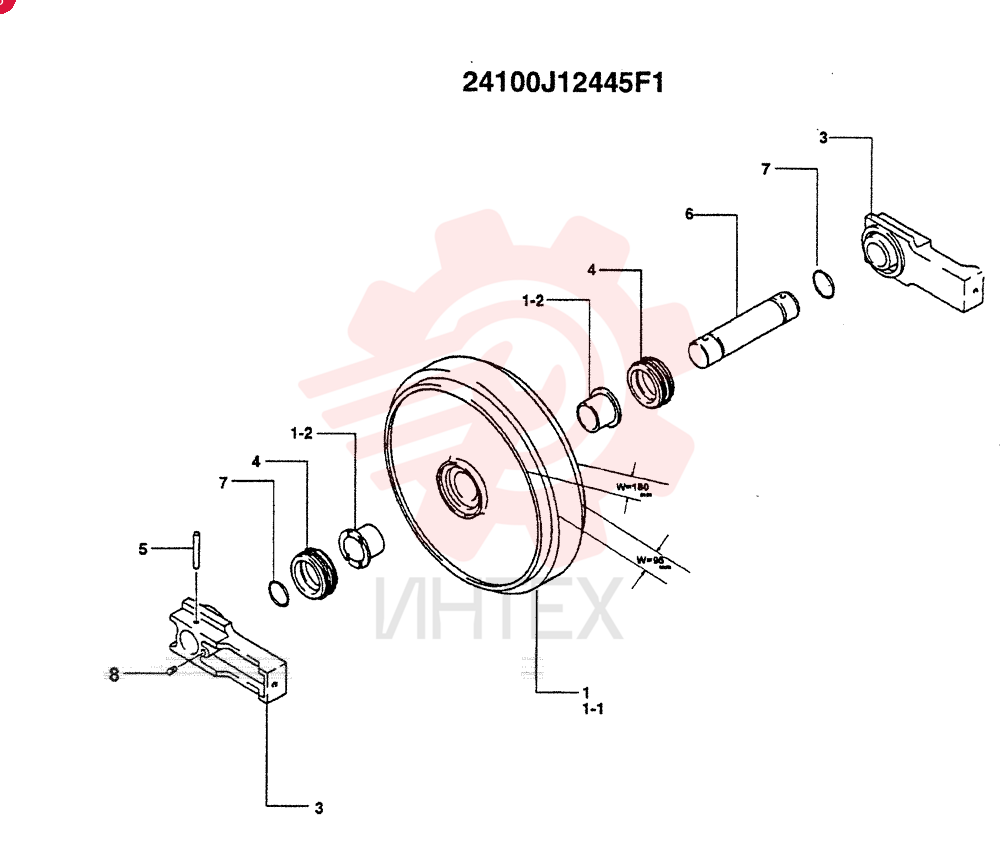 IDLER 24100J12445F1