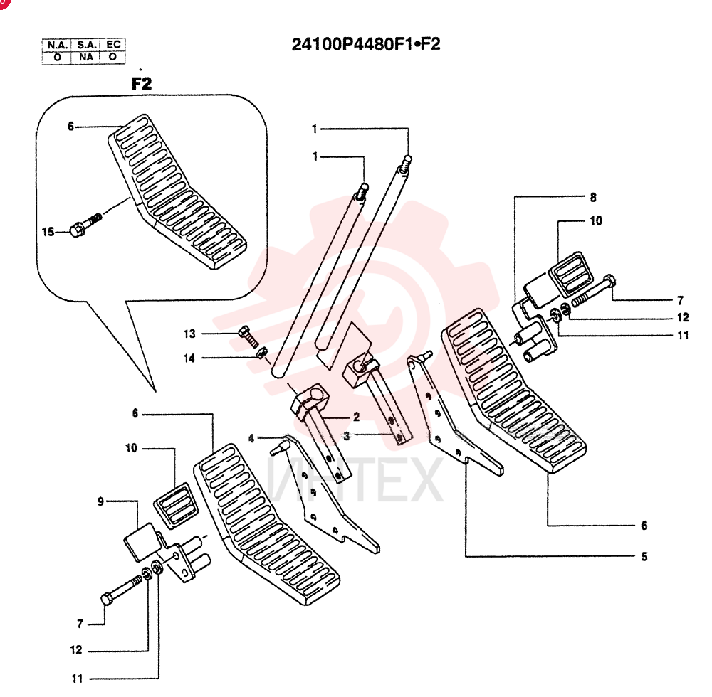 LEVER 24100P4480F1