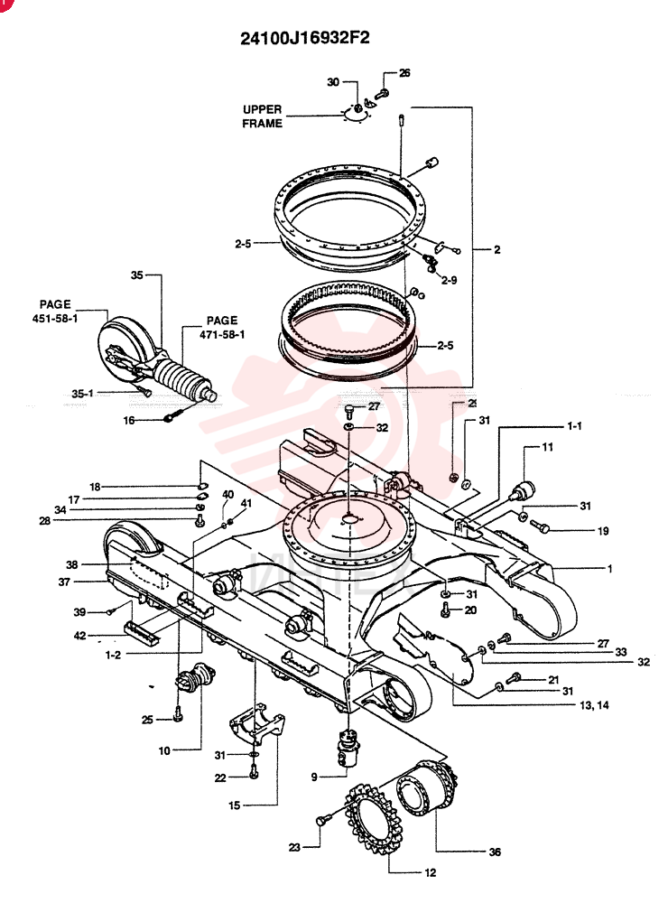 LOW INSTALLATION (OPTIONAL) (HEAVY DUTY LONG CRAWLSR - HDLC) 24100J16932F2