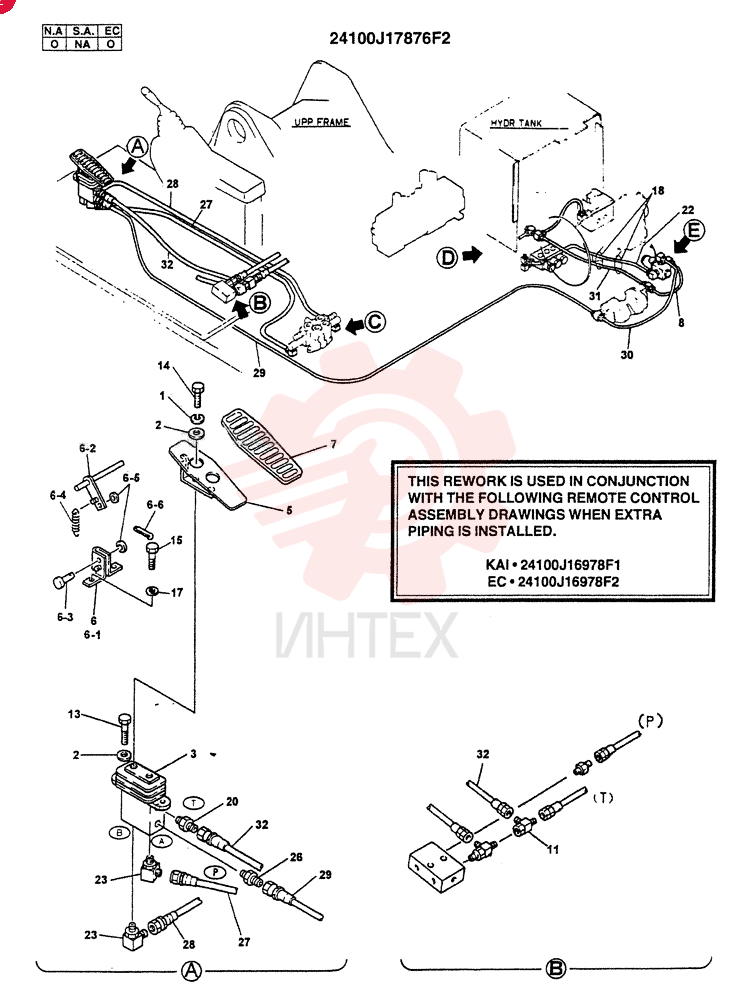 REMOTE CONTROL ASSY, (REWORK)(EXTRA) 24100J17876F2 (2)