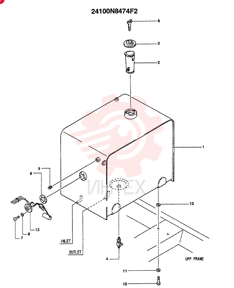 TANK ASSY, FUEL 24100N8474F2