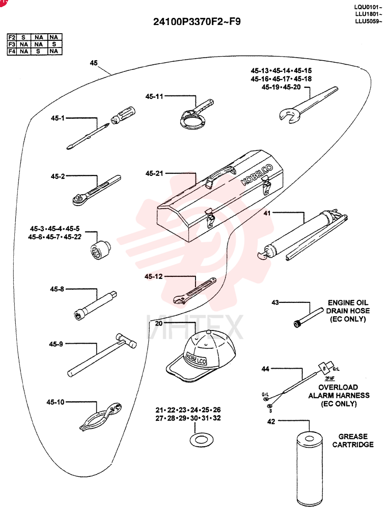 TOOL ASSY. (N.A.) 24100P3370F2