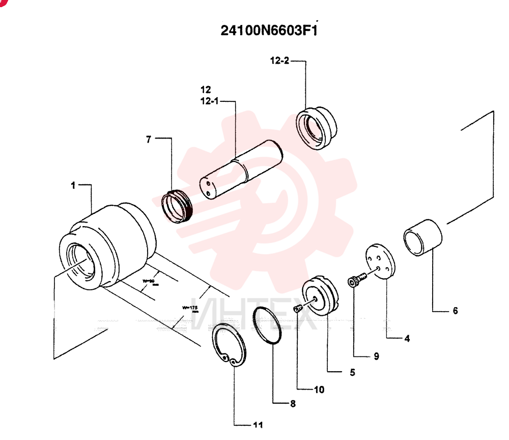 TRACK ROLLER 24100N6603F1