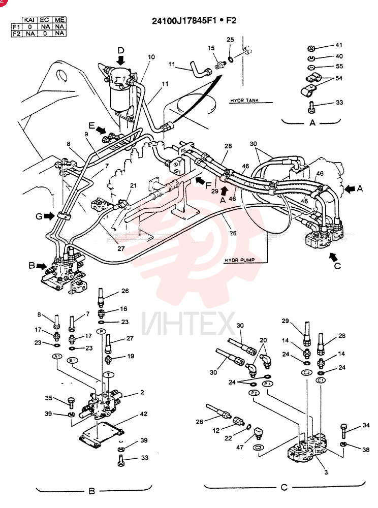 UPP, HYD, LINES, ( REWORK)( EXTRA & BREAKER )-KAI 24100J17845F1 (2)