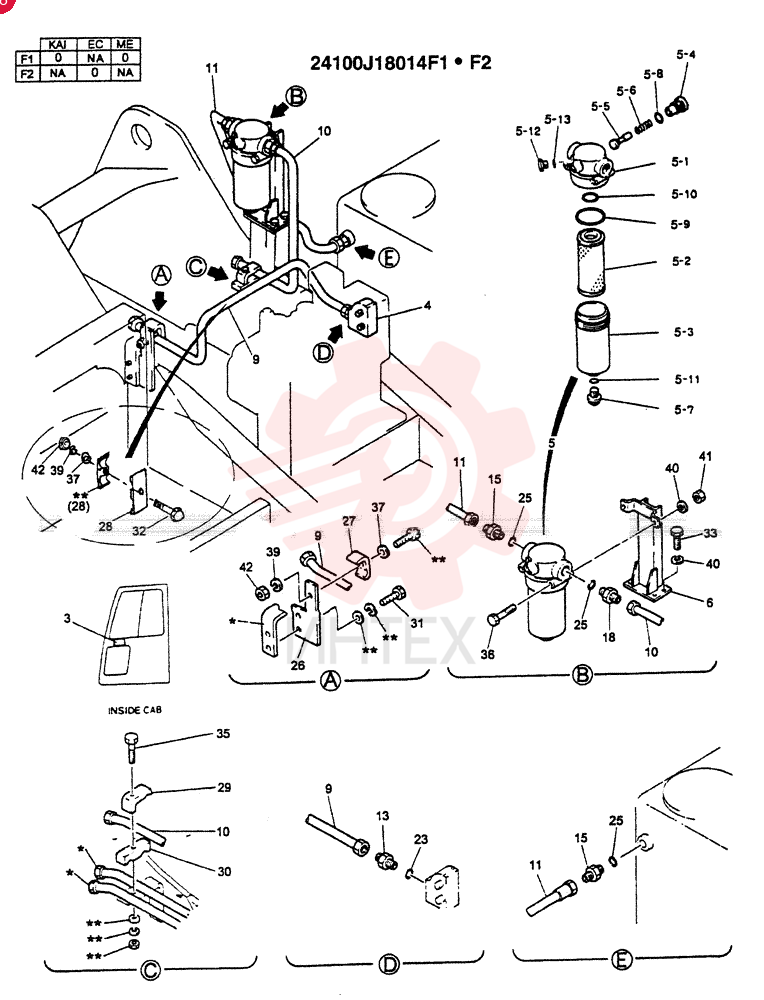 UPP. HYD. UNES ( REWORK) ( BREAKER )-KAl, ME 24100J18014F1