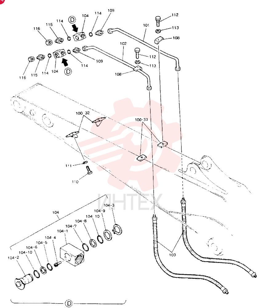 ARM ASSY, 2.98M 24100J15109F4 (1)