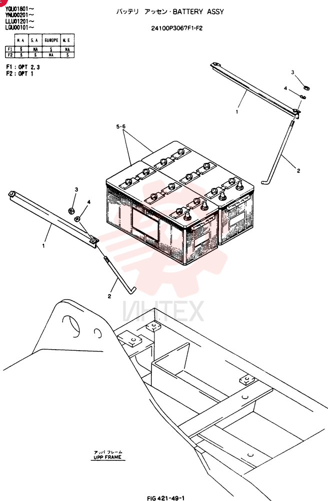 BATTERY ASSY 24100P3067F1