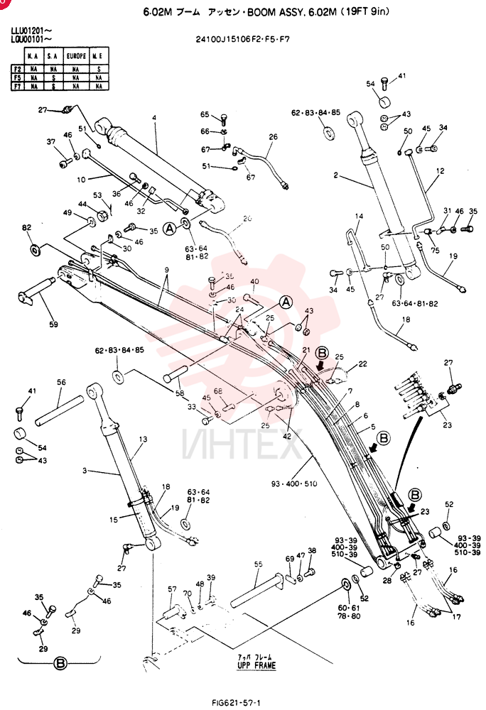 BOOM ASSY, 6.02M 24100J15106F2