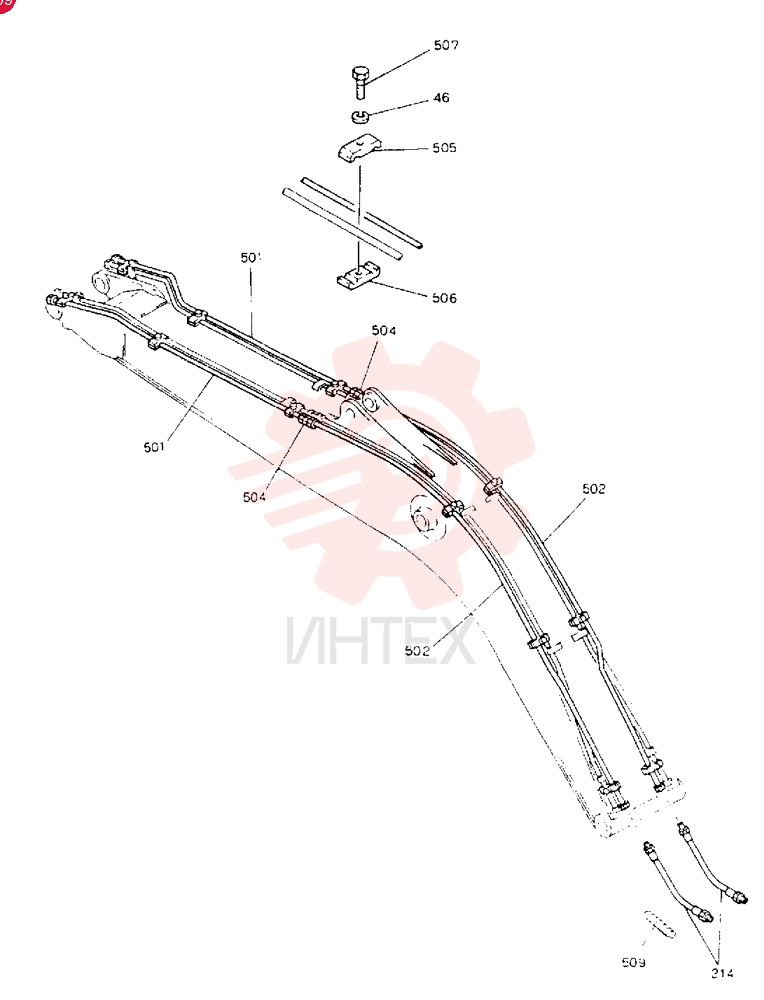 BOOM ASSY, 6.02M 24100J15277F5 (1)
