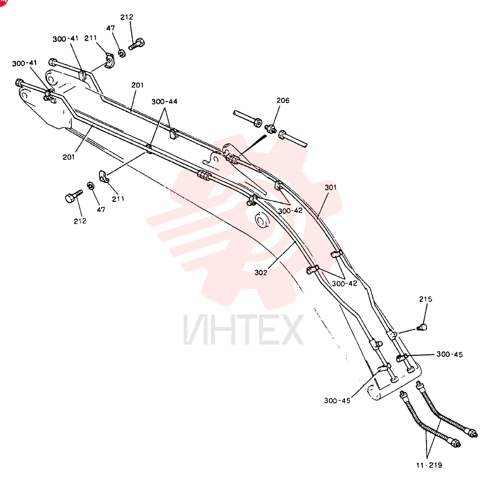 BOOM ASSY, 6.02M 24100J15272F4 (1)