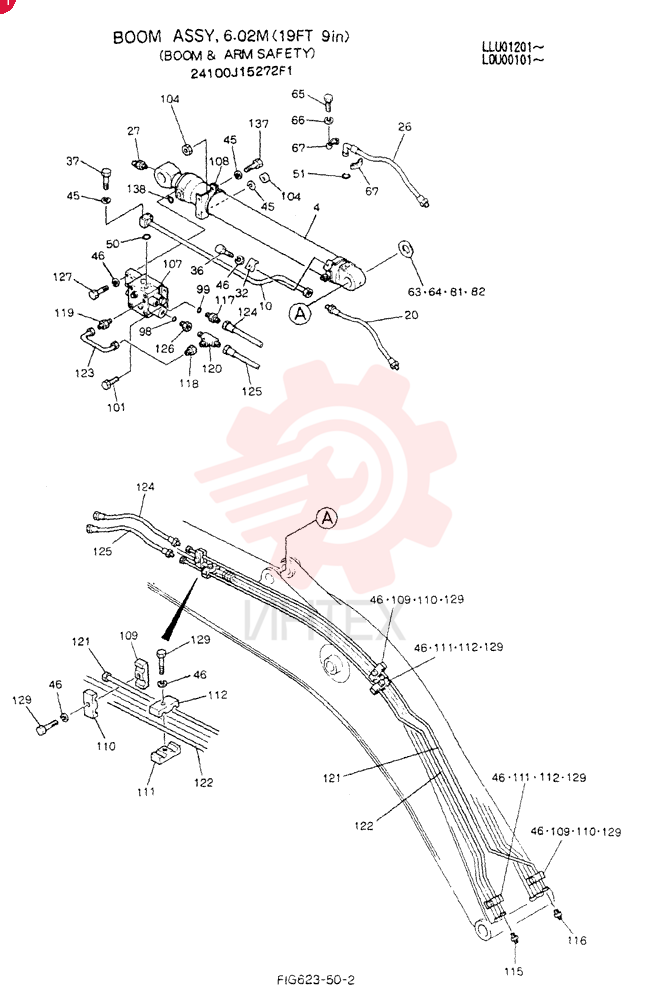 BOOM ASSY, 6.02M 24100J15272F1 (1)