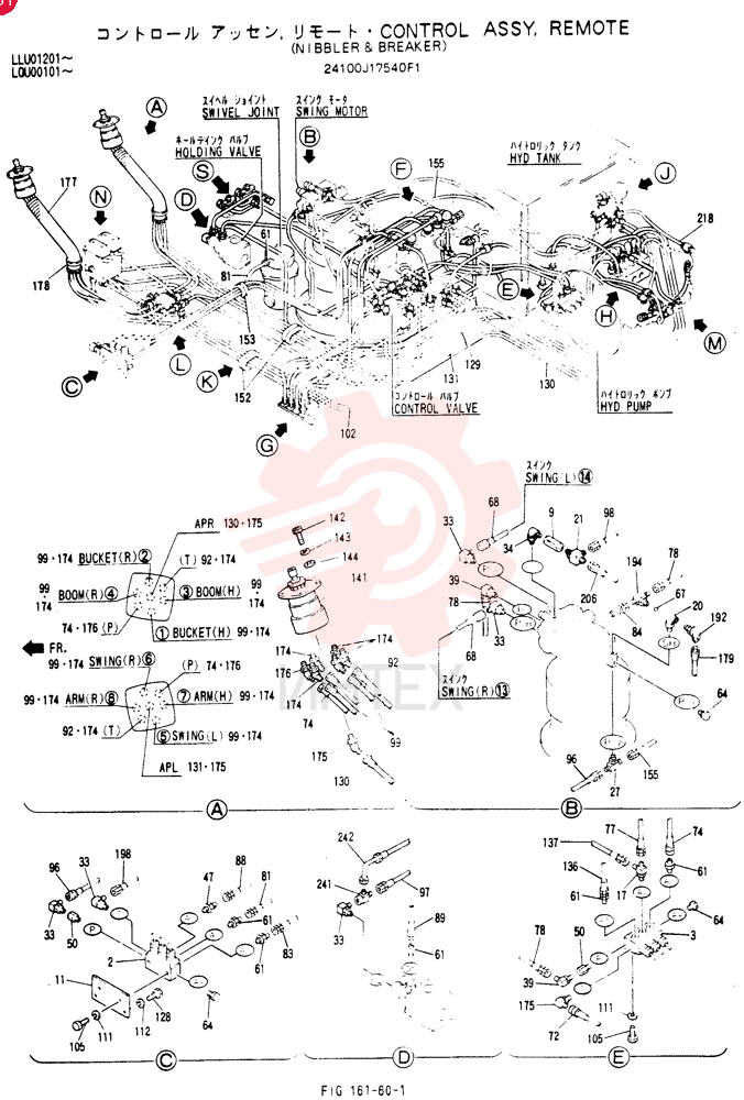 CONTROL ASSY, REMOTE 24100J17540F1 (3)