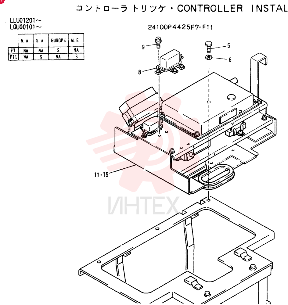 CONTROLLER INSTAL 24100P4425F7
