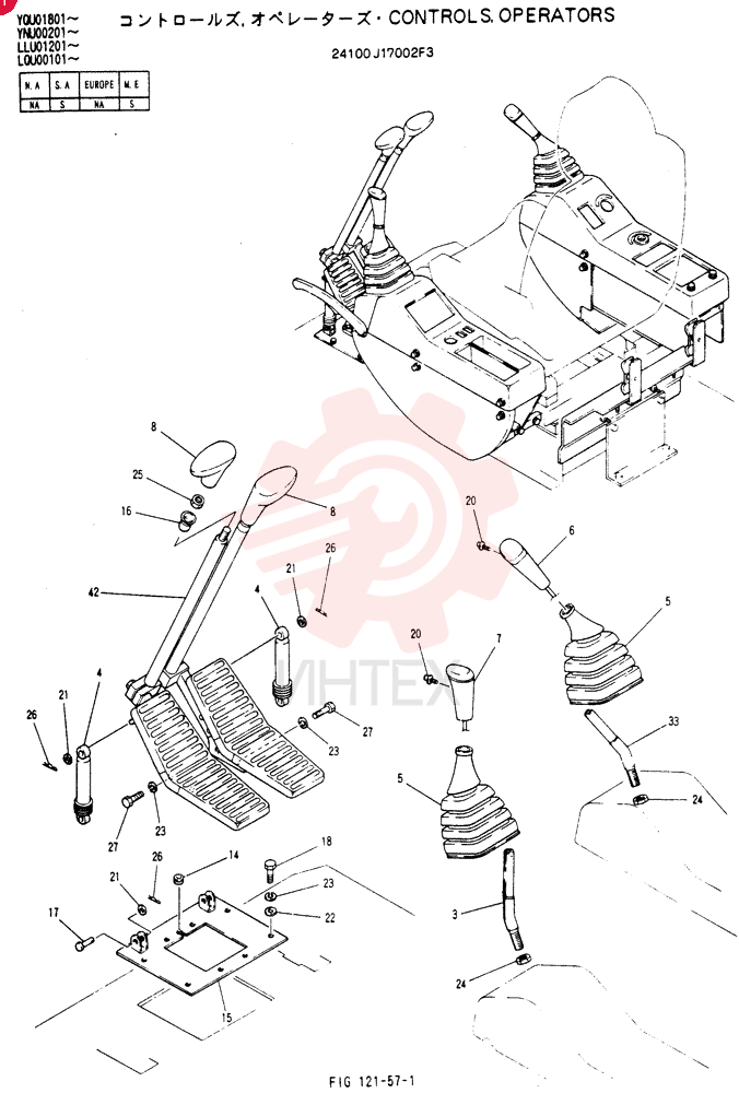 CONTROLS, OPERATORS 24100J17002F3 (1)