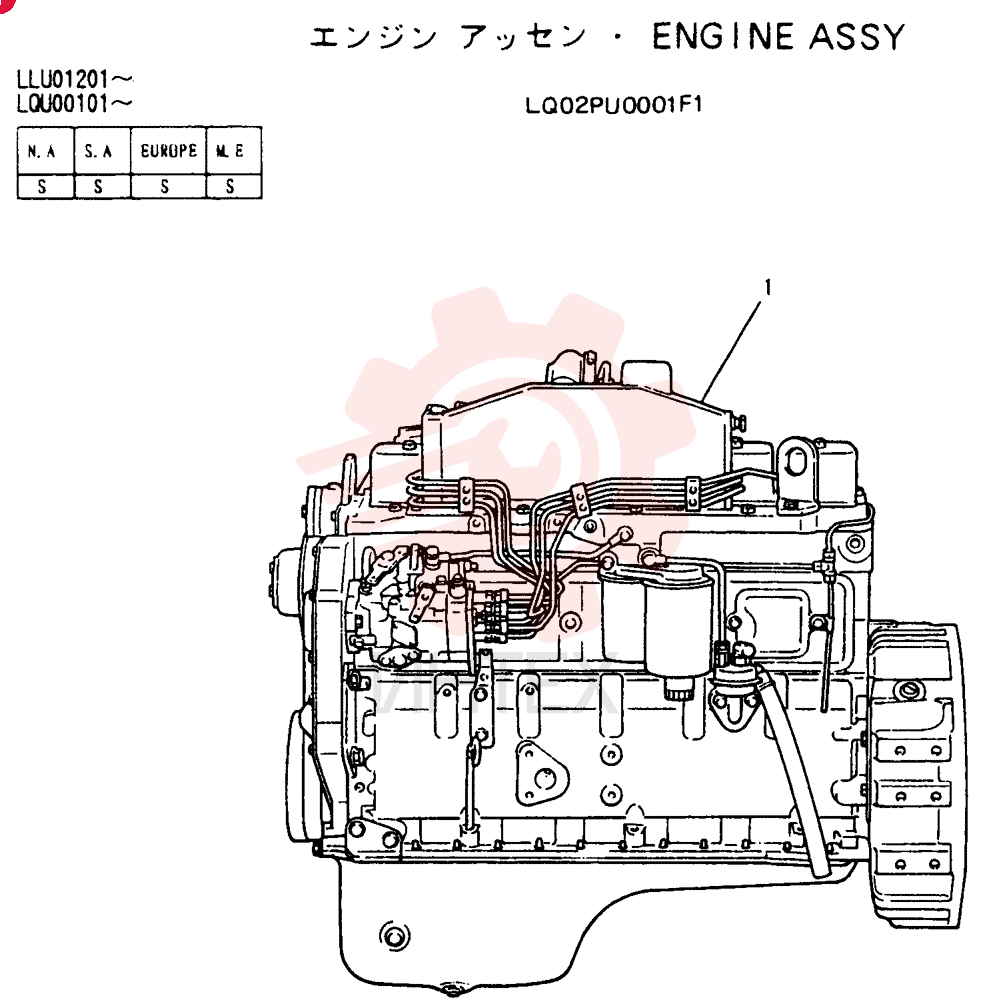 ENGINE ASSY LQ02PU0001F1